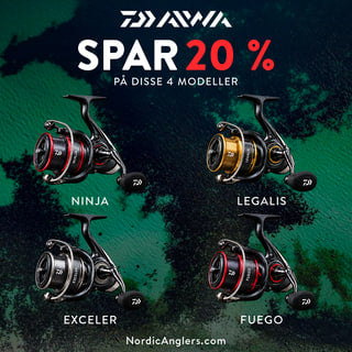 Spar 20 % på Daiwa-hjul