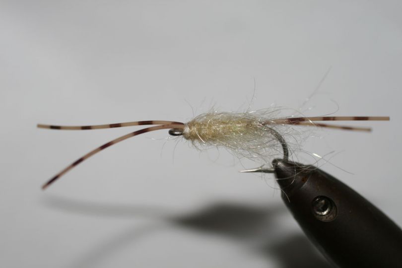 Ny Barred Round Rubber Legs - White/Gold