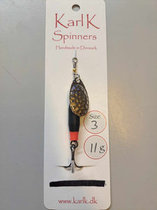 Du tilføjede <b><u>Karl K Compact Spinner - 11g</u></b> til kurven.