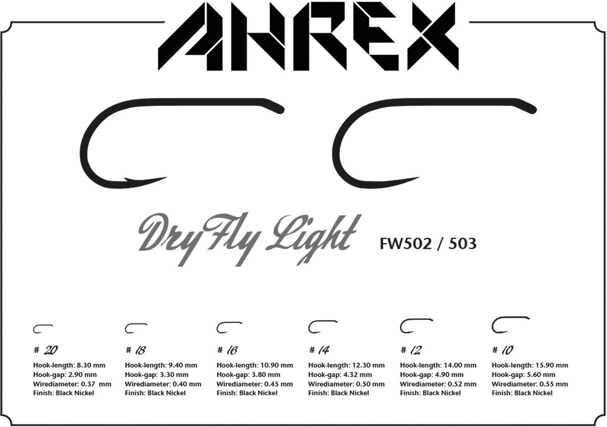 AHREX FW503 – Dry Fly Light Barbless