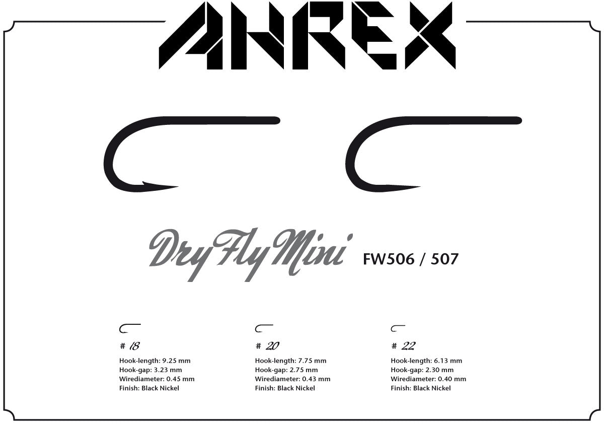 AHREX FW507 – Dry Fly Mini Barbless