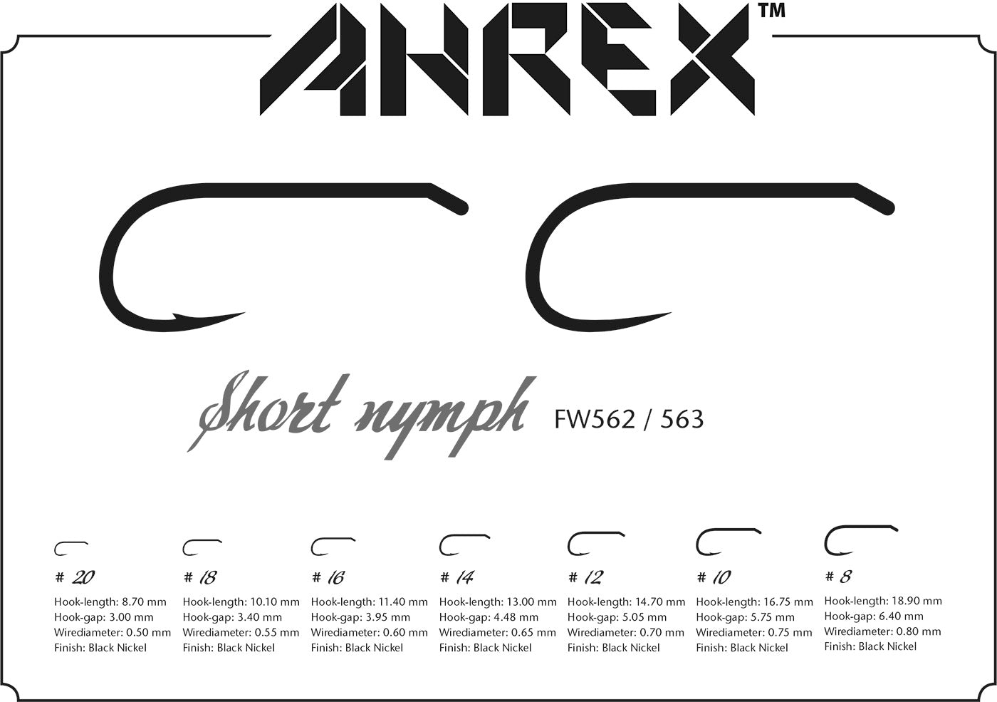 Ahrex FW562 – Short Nymph