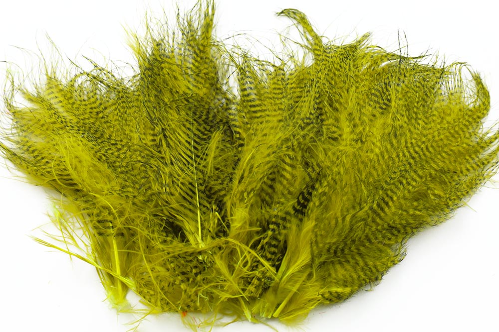 Fine Barred marabou - Oliven