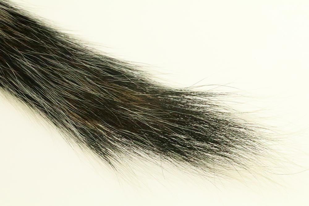 Silver Tip Squirrel Tail  - Natural Gray