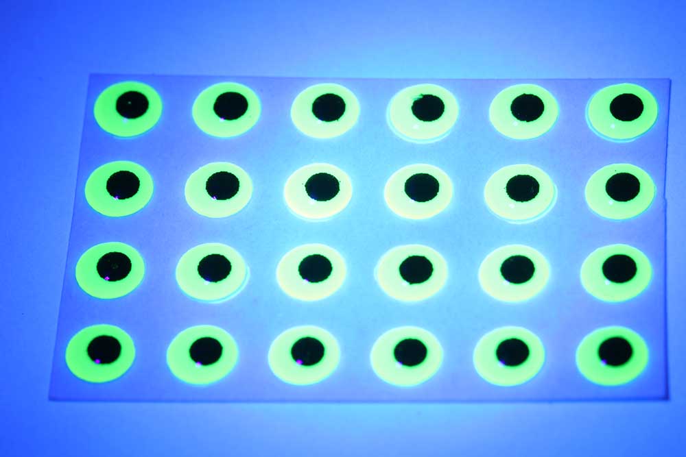 3D Epoxy Eyes - FL. Yellow