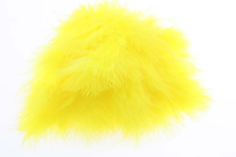 Wolly Bugger Marabou - Yellow