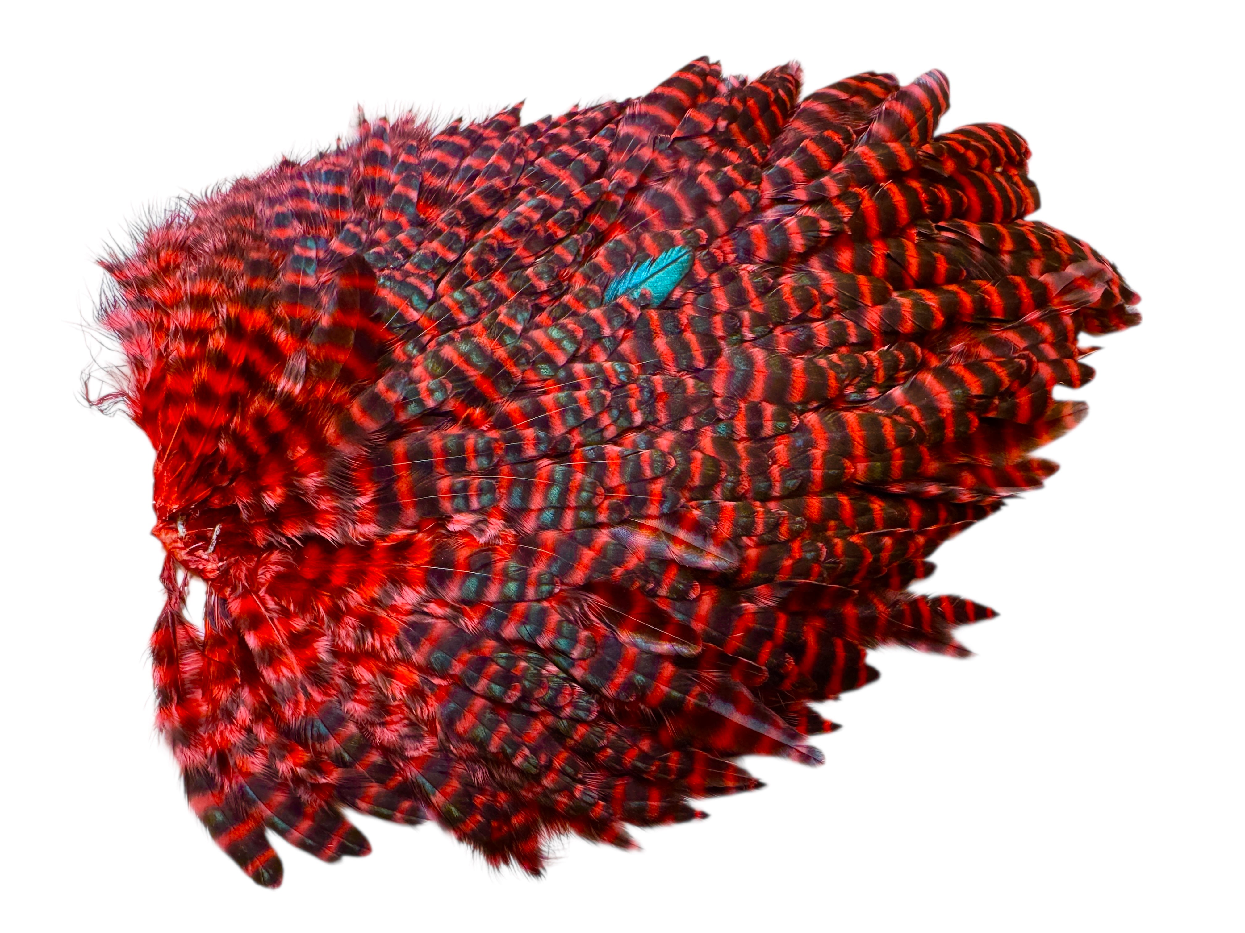 Futurefly FF Signature Hen Saddle - Red Grizzly