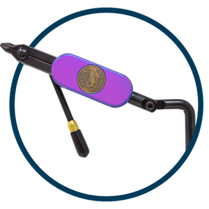 Du tilføjede <b><u>Medallion Series Head Only with Midge Jaws - Ultra Violet</u></b> til kurven.