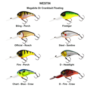 Du tilføjede <b><u>Megabite DR Crankbait 30g Floating</u></b> til kurven.