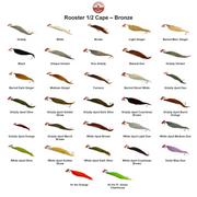 Farveoversigt – Whiting Rooster 1/2 Cape – Bronze