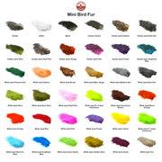 Farveoversigt – Whiting Mini Bird Fur