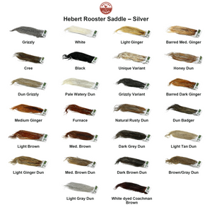 Du tilføjede <b><u>Whiting Hebert Rooster Saddle – Silver</u></b> til kurven.