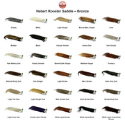 Farveoversigt – Whiting Hebert Rooster Saddle – Bronze