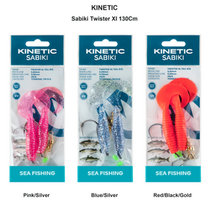 Du tilføjede <b><u>Kinetic Sabiki Twister Xl 130Cm</u></b> til kurven.