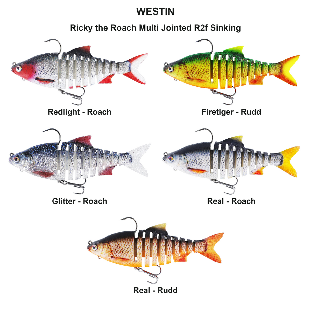 Farveoversigt – Ricky the Roach Multi Jointed R2f Sinking