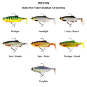 Farveoversigt – Ricky the Roach Shadtail R2f Sinking