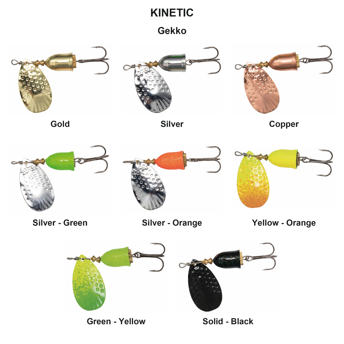 Farveoversigt – Kinetic Gekko