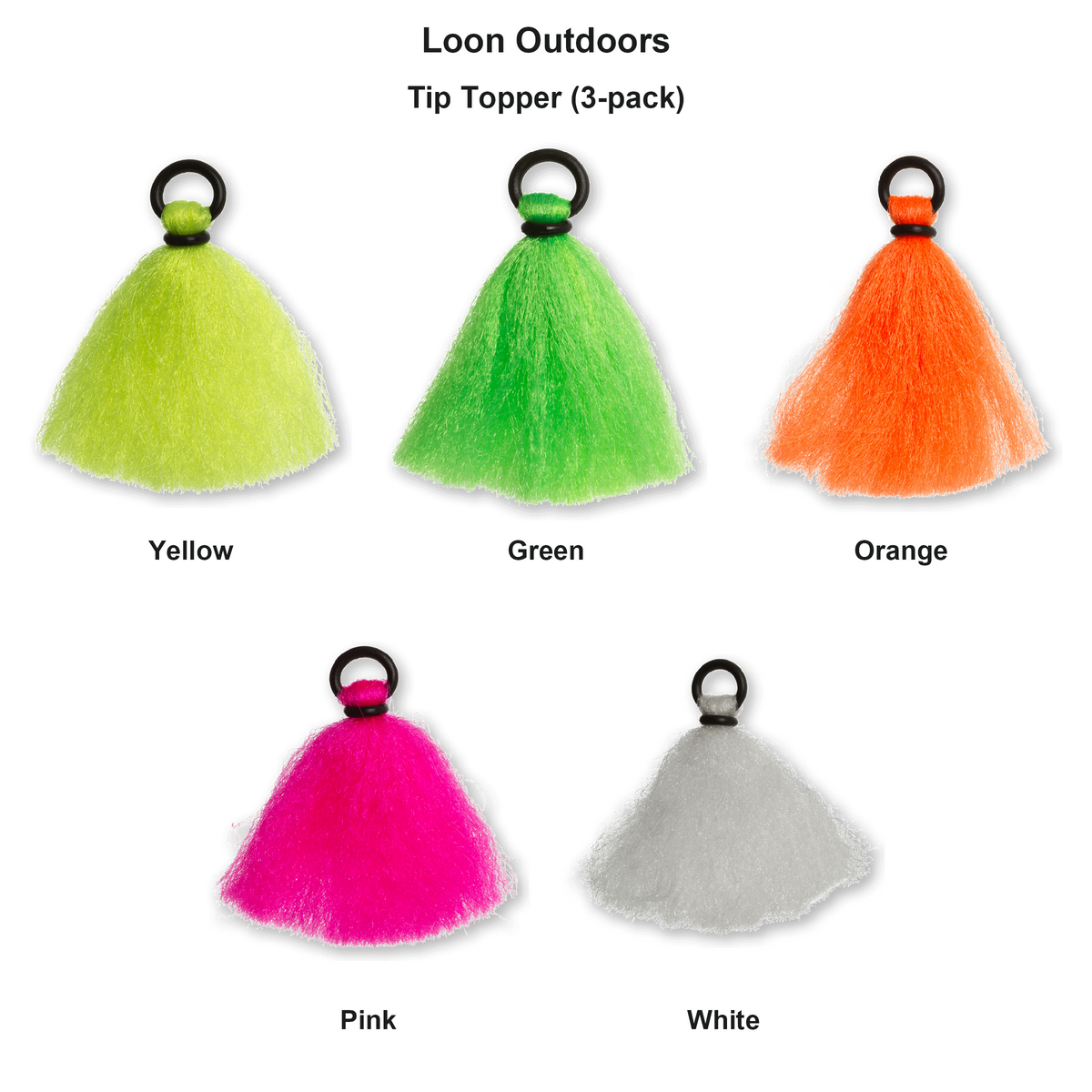 Farveoversigt – Loon Outdoors Tip Topper (3-pack)
