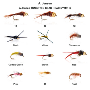 A.Jensen TUNGSTEN BEAD HEAD NYMPHS