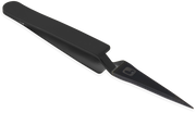 Mini Straight D-Loop Tweezer - Black