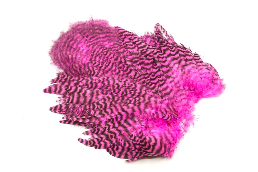 Whiting Rooster Softhackle W Chickabou SH/C - Grizzly Pink
