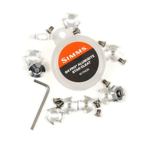 Du tilføjede <b><u>Simms G4 Pro Alumibite Star cleat studs (10-Pack)</u></b> til kurven.