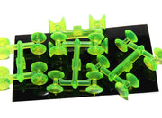 Diamond Fish Eyes - Transparent Super Fluo. Green