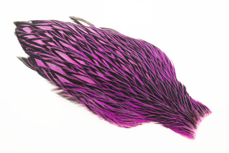 Du tilføjede <b><u>Whiting American Hen Cape Black Laced -  Pink</u></b> til kurven.