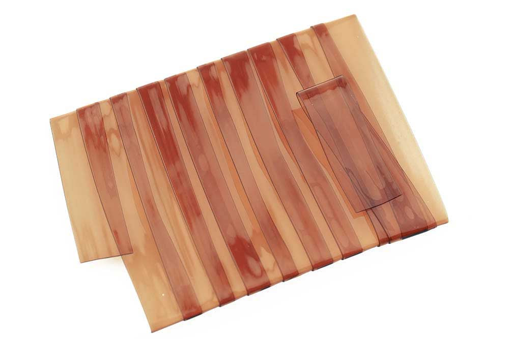 Stretch Glass 10 mm - LT Brown