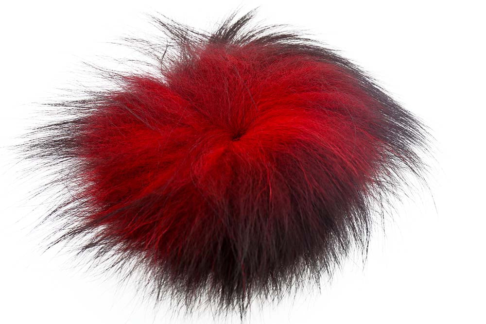 Silver Fox Tail - Red