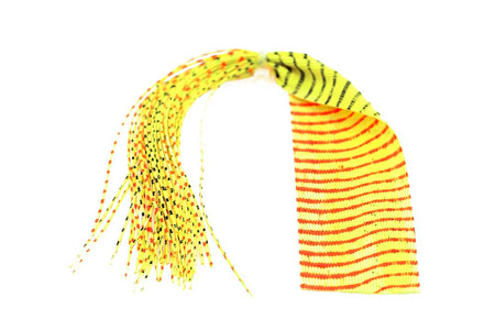 Du tilføjede <b><u>Barred Round Rubber Legs - Orange/Yellow/Black</u></b> til kurven.