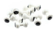 Dumbbell Lead Eyes Pearl White - L