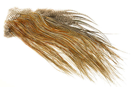 Du tilføjede <b><u>(Silver Grade) Whiting Red Label Saddle - Barred Dark Ginger</u></b> til kurven.