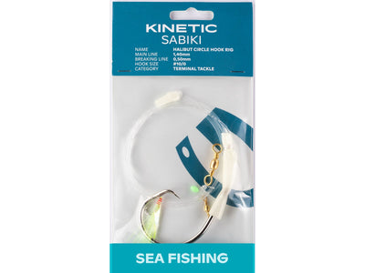 Du tilføjede <b><u>Kinetic Sabiki Halibut Circle Hook 125Cm</u></b> til kurven.