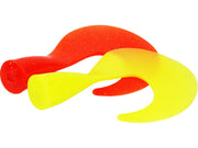 SWIM TAIL SPARE CURLTAIL 9CM 8G FLUO. ORANGE/FLUO. YELLOW 2PCS