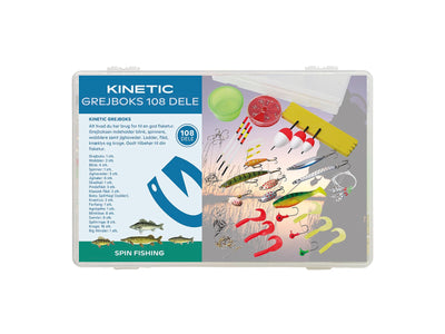 Du tilføjede <b><u>Kinetic Grejbox 108 Dele</u></b> til kurven.