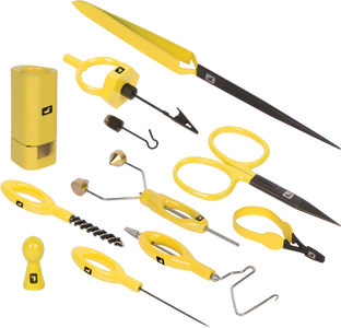 Du tilføjede <b><u>Complete Fly Tying Tool Kit - Yellow</u></b> til kurven.