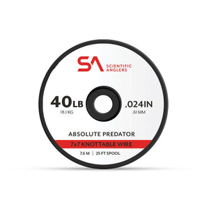 Du tilføjede <b><u>Absolute Predator 7×7 Knotable Wire</u></b> til kurven.