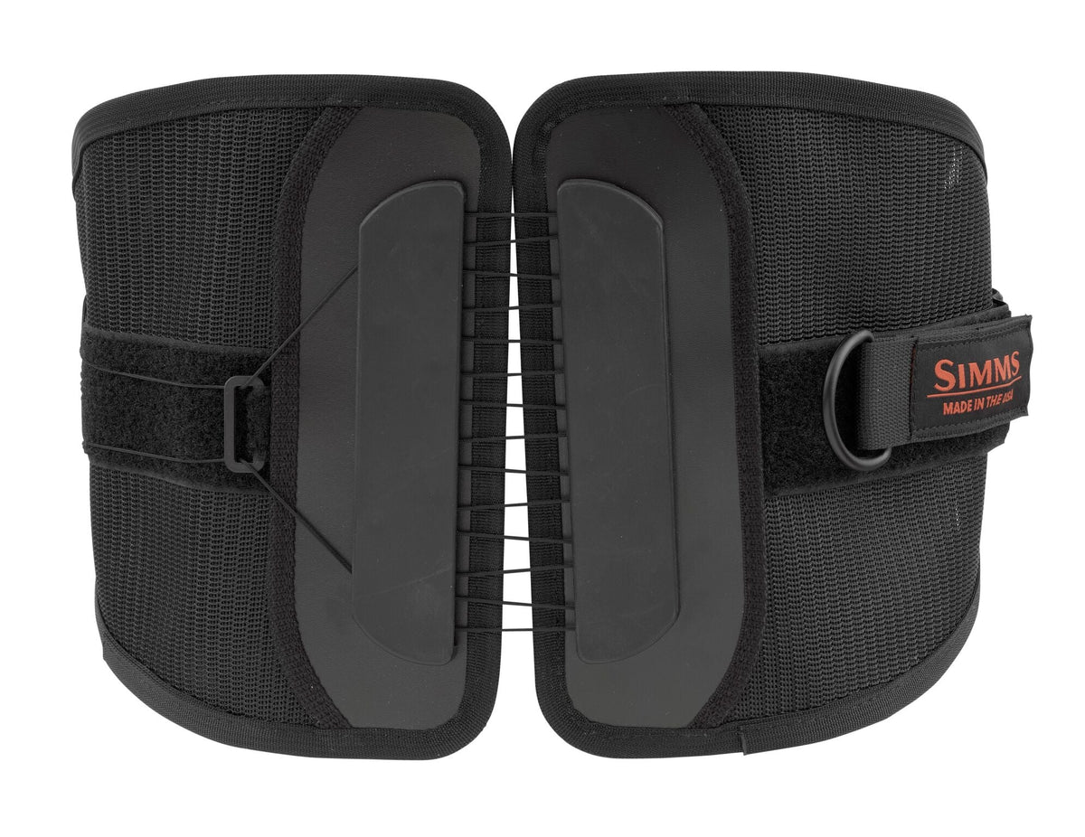 Simms Backmagic Wading Belt, black back-support belt.