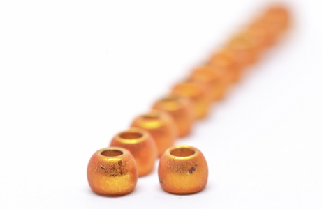 Du tilføjede <b><u>Futurefly Brass Beads - Metallic Golden Orange</u></b> til kurven.