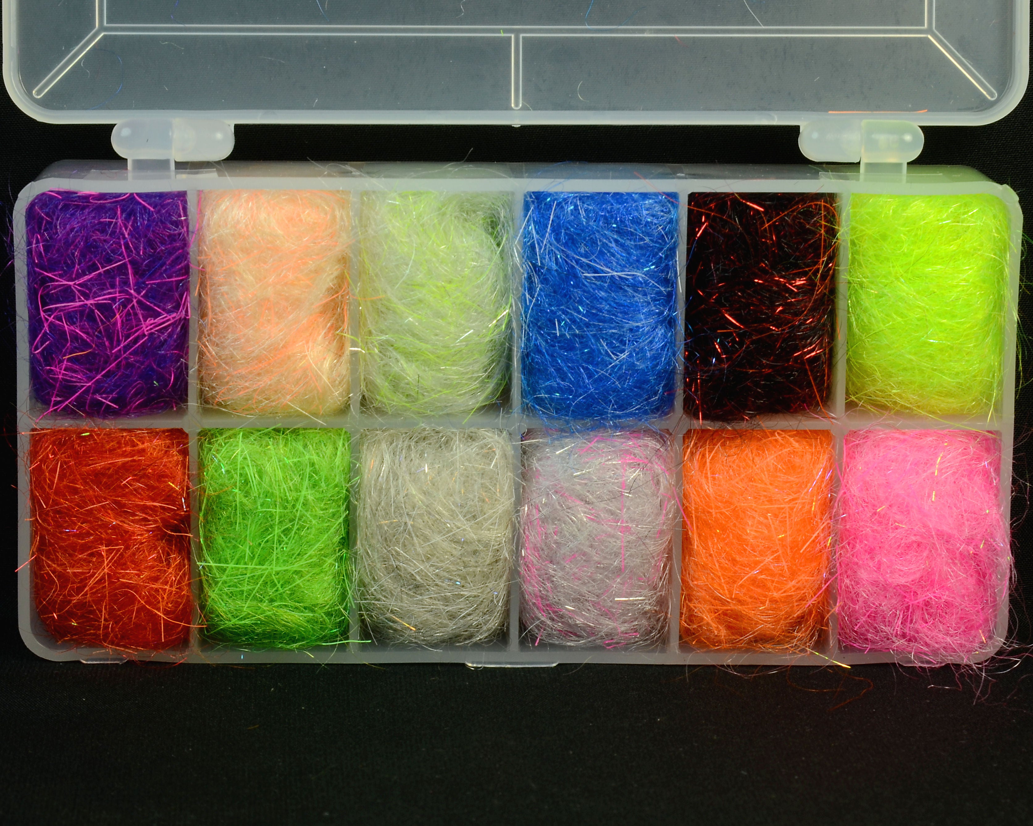 UV Mega Simi Seal Coastal Dubbing Dispenser Fluebinding Spawn