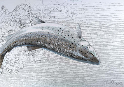 Du tilføjede <b><u>Thomas Weiergang original A3 - Seatrout upside down</u></b> til kurven.